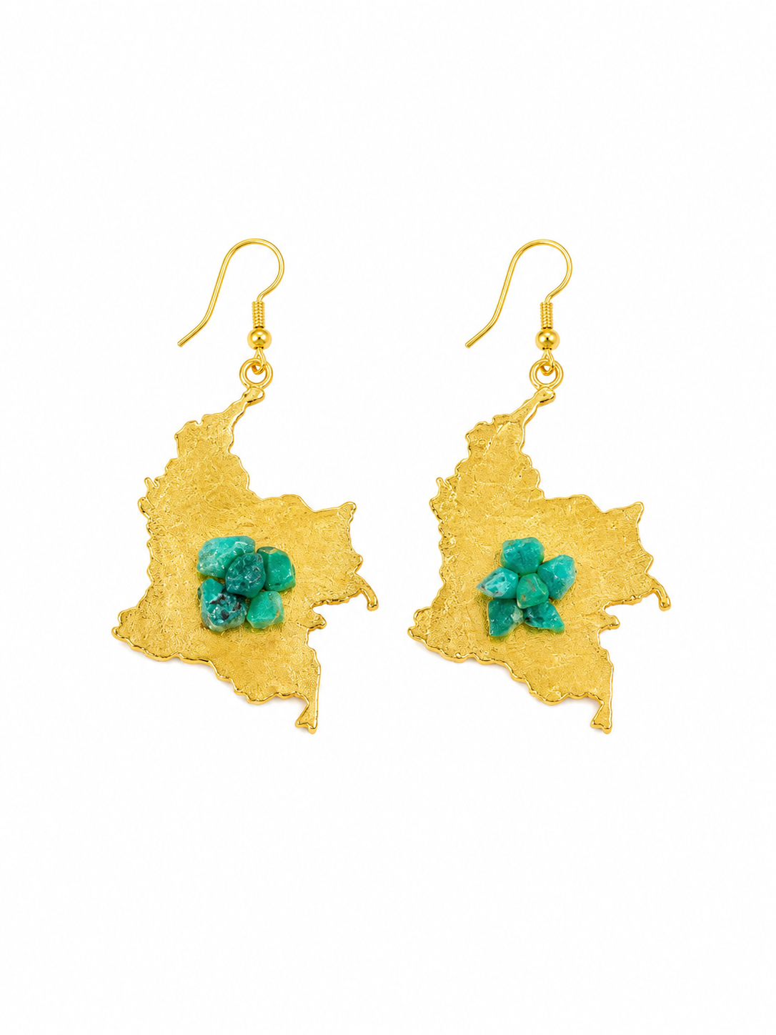 Aretes Mapa de Colombia